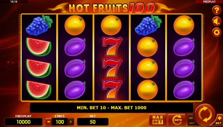 Hot Fruits 100 (Amatic)